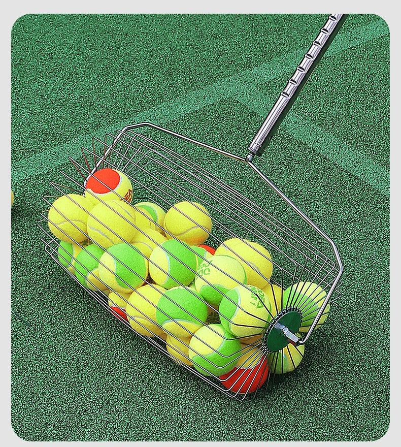 Stainless Steel Roller Tennis Ball Picker Ball Picker Adjustable