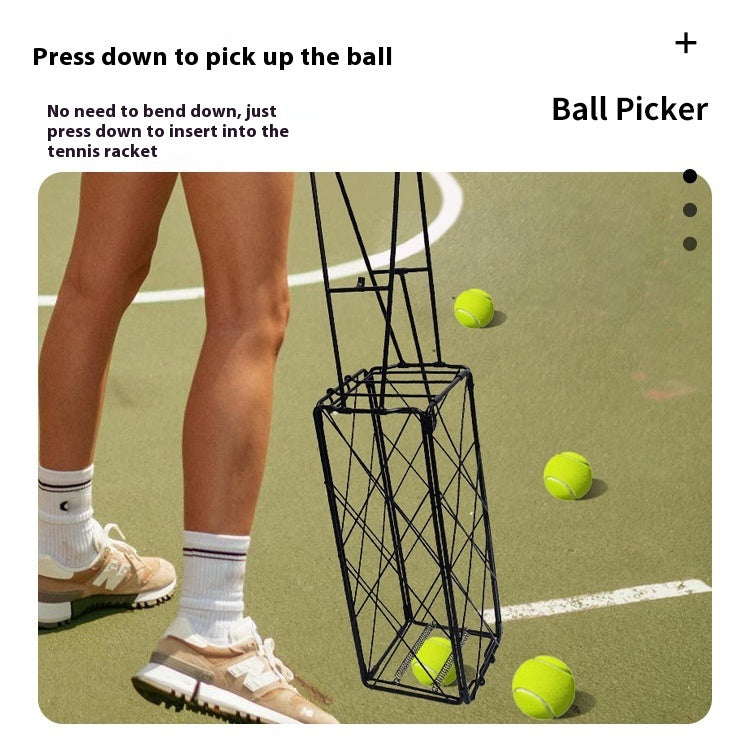 Professional Ball Player Tennis Ball Picker