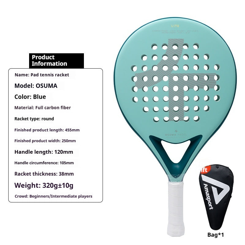Cage Style Carbon Fiber Tennis Racket