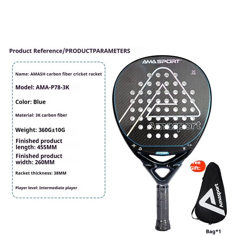 Cage Style Carbon Fiber Tennis Racket