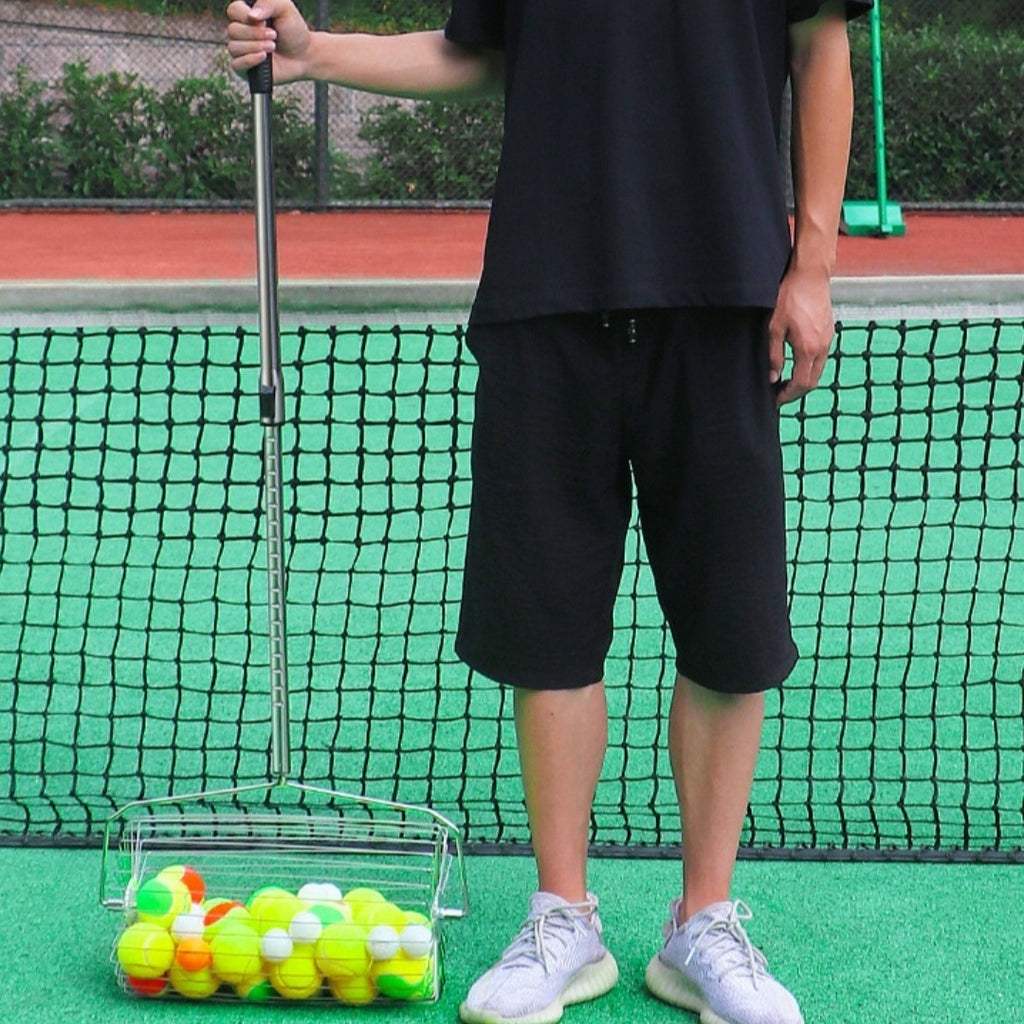 Stainless Steel Roller Tennis Ball Picker Ball Picker Adjustable