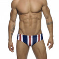Men's Striped Swimming Trunks Beach Surf Sports Swimming Trunks